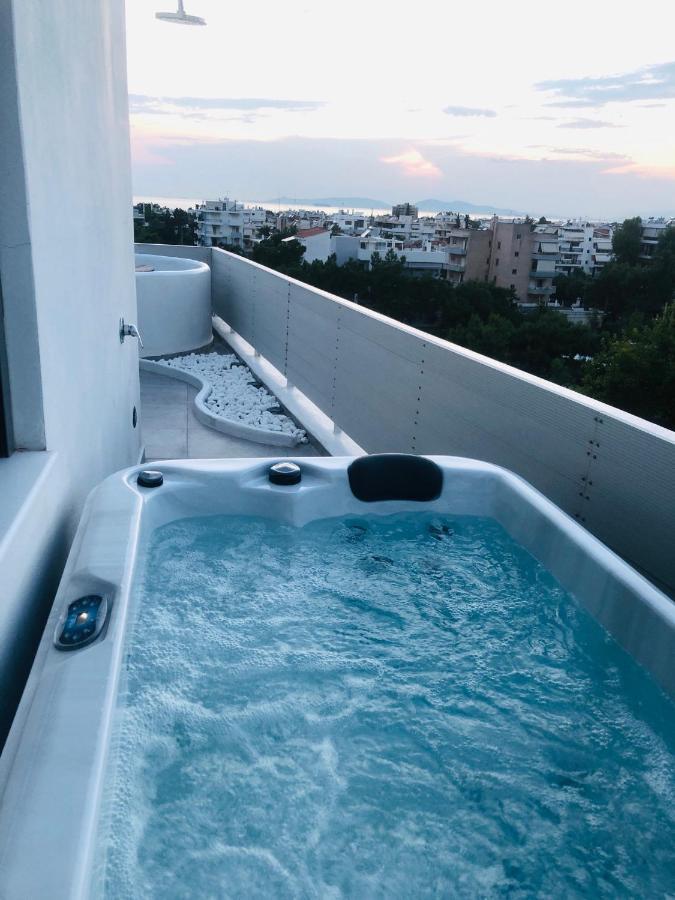 Amazing Suite At Glyfada With Sea View & Jacuzzi Athene Buitenkant foto